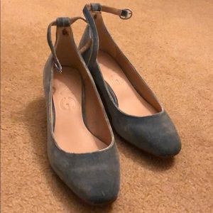 Blue Velvet Mango shoes